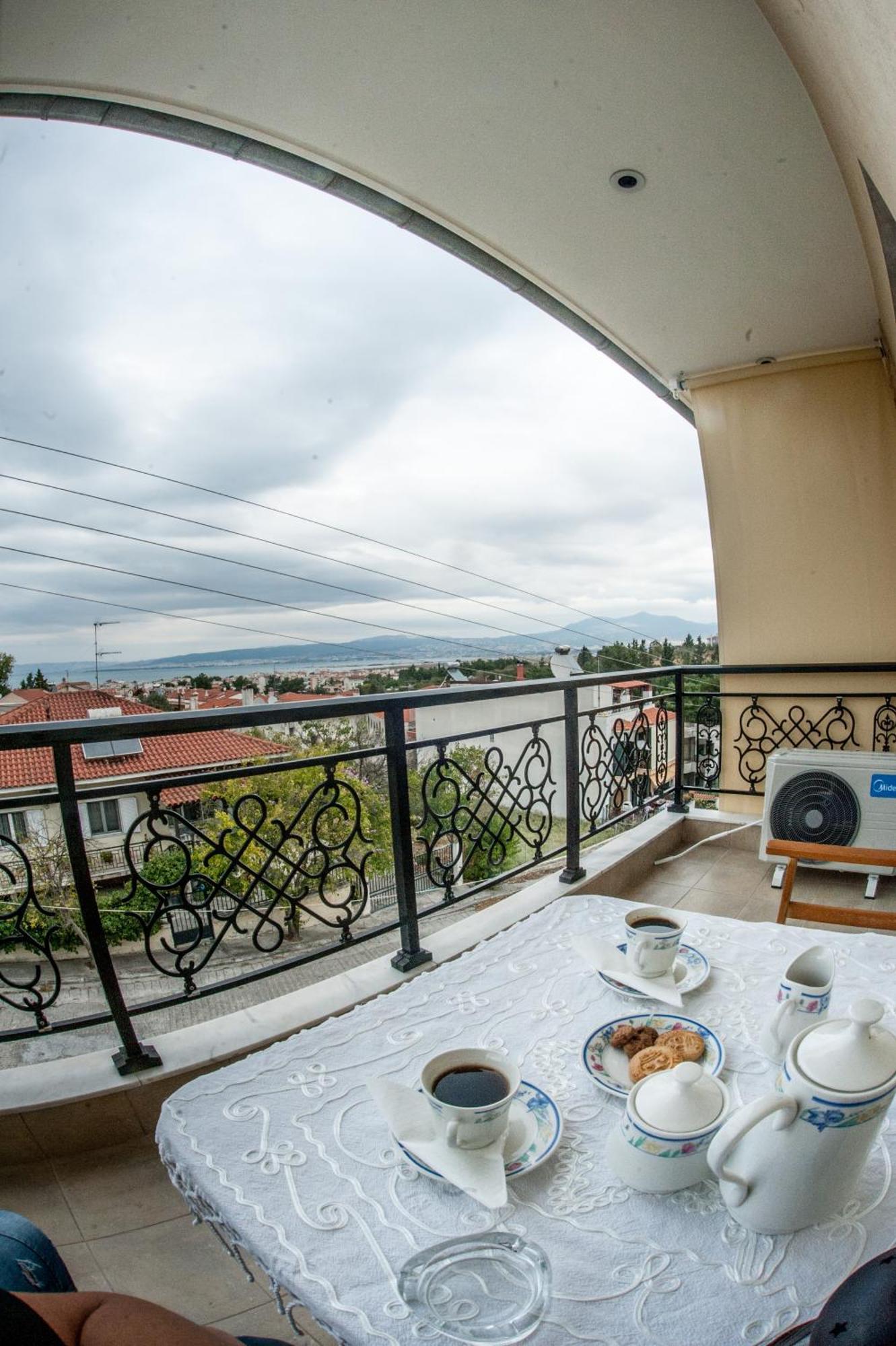 Ferienwohnung Sea View Flat Peraía Exterior foto